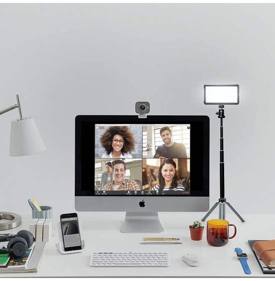 Lume Cube Broadcast Lighting Kit | Live Streaming, Video Conferencing, Remote Working, Zoom Webcam | Lighting Accessory for Laptop, Adjustable Brightness and Color Temperature, Computer Mount Included Lume Cube Broadcast Lighting Kit | Live Streaming, Video Conferencing, Remote Working, Zoom Webcam | Lighting Accessory for Laptop, Adjustable Brightness and Color Temperature, Computer Mount Included