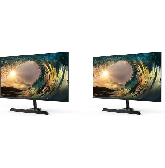 Packard Bell 24 Inch Monitor, 4 Pack, Slim Bezel AirFrame Desktop Monitor, FHD 1080p Monitor, VESA Mounting, Tilt Adjustment, Ultra-Slim Bezel, HDMI and VGA for Home or Office Use - Black Packard Bell 24 Inch Monitor, 4 Pack, Slim Bezel AirFrame Desktop Monitor, FHD 1080p Monitor, VESA Mounting, Tilt Adjustment, Ultra-Slim Bezel, HDMI and VGA for Home or Office Use - Black