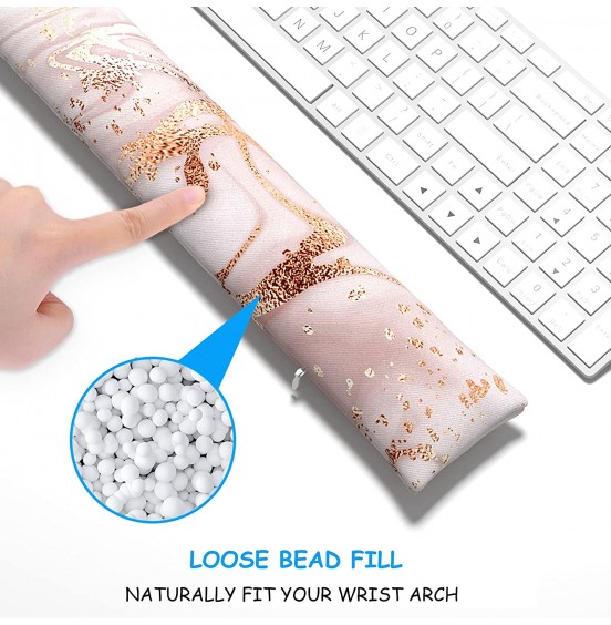 Atufsuat Bean Bag Wrist Rest, Ergonomic Wrist Support for Mouse and Keyboard, Beaded Cushion for Wrist Arm Hand Elbow Support, Computer Laptop Accessories, Office Desk Decor for Women Men, Teal Marble Atufsuat Bean Bag Wrist Rest, Ergonomic Wrist Support for Mouse and Keyboard, Beaded Cushion for Wrist Arm Hand Elbow Support, Computer Laptop Accessories, Office Desk Decor for Women Men, Teal Marble